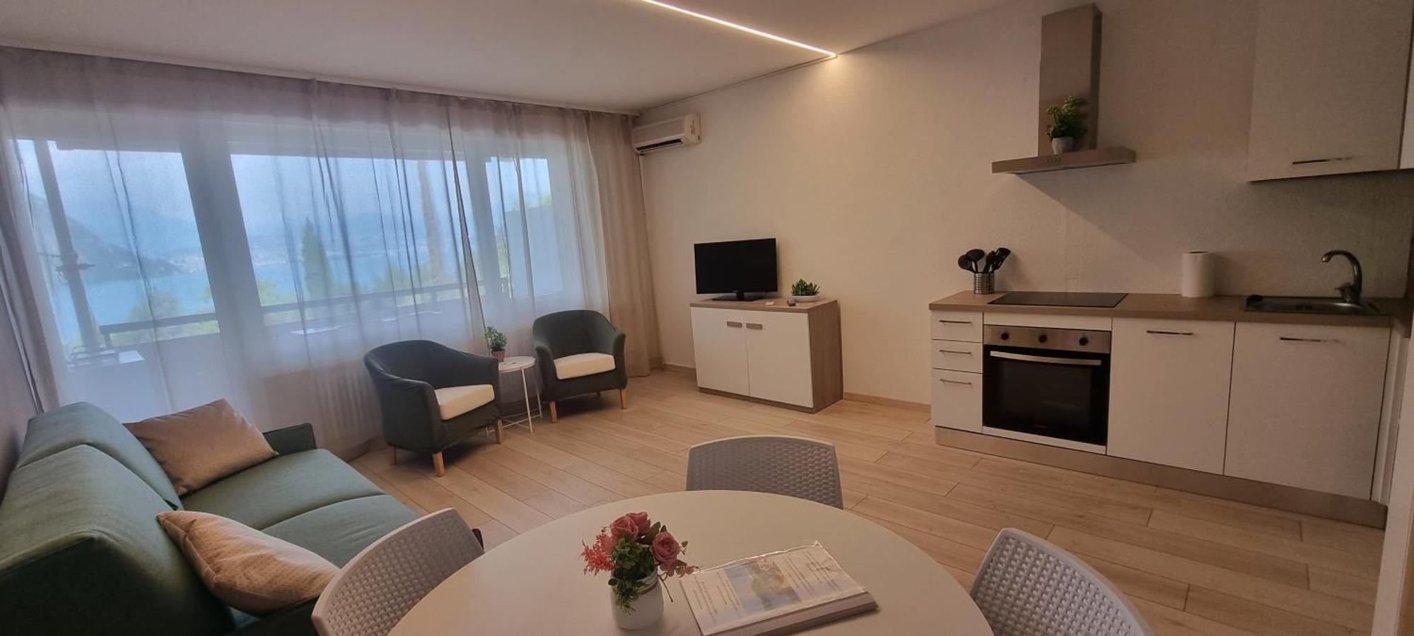 Bianca Apartment Bissone Dış mekan fotoğraf